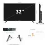 Hikers 32 Inch Android Smart Frameless HD LED TV - Free To Air, Frameless Design, USB Ports, HDMI, Remote Control