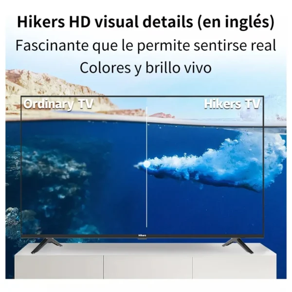 Hikers 32 Inch Android Smart Frameless HD LED TV - Free To Air, Frameless Design, USB Ports, HDMI, Remote Control - Image 8