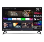 Hikers 32 Inch Android Smart Frameless HD LED TV - Free To Air, Frameless Design, USB Ports, HDMI, Remote Control