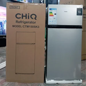 Chiq 150 Liters Refrigerator Double Door Top Freezer.