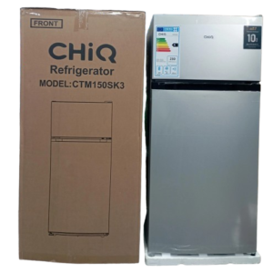 Chiq 150 Liters Refrigerator Double Door Top Freezer.