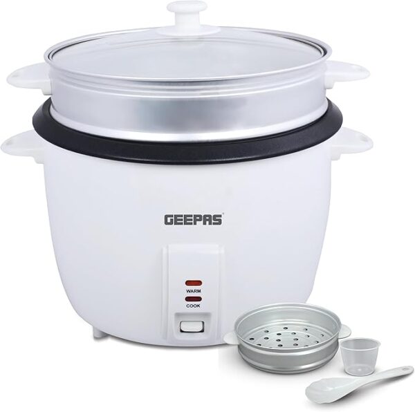 Geepas Rice Cooker 2.8Litres 3-IN-1.