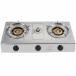 ADH Triple Cooking Gas Stove, Burner With Automatic Ignition, 3 Burners