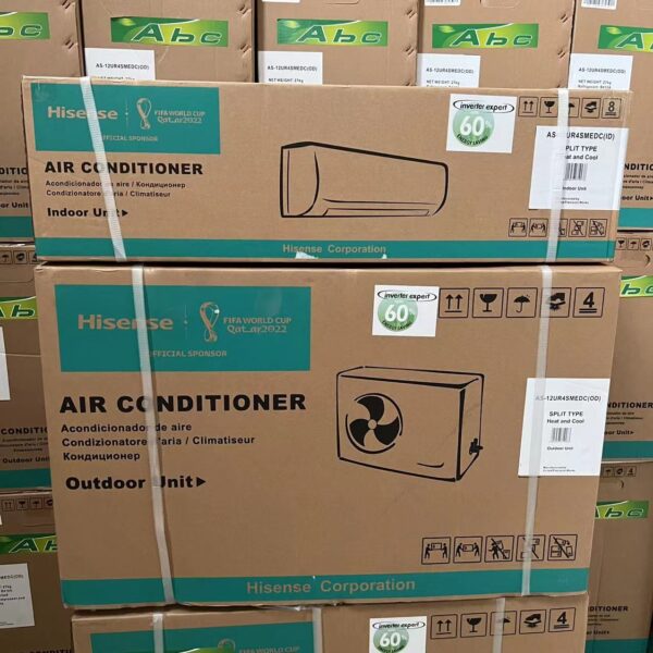 Hisense 12000 BTU Air Conditioner Wall Split AC, Fast Cooling High Efficiency Saves 60% Power - Image 5