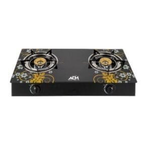 ADH Double Glass Cooking Gas Stove - Burner - Cooker With Automatic Ignition