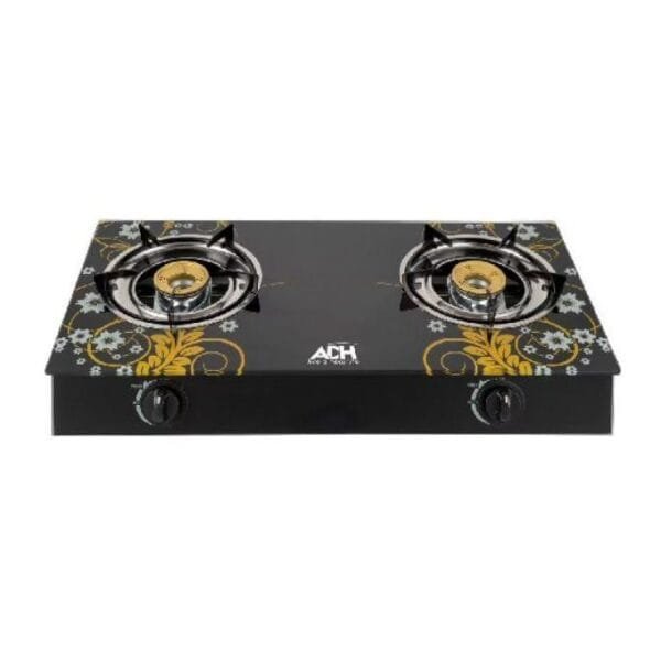 ADH Double Glass Cooking Gas Stove - Burner - Cooker With Automatic Ignition