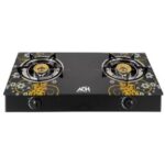 ADH Double Glass Cooking Gas Stove - Burner - Cooker With Automatic Ignition