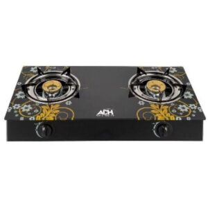 ADH Double Glass Cooking Gas Stove - Burner - Cooker With Automatic Ignition