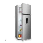 Chiq Chiq 270 Liters Water Dispenser Double Door Defrost Refrigerators Silver (3YRS WRNTY)