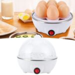 Electric Egg Boiler, 7 Slots Egg Boiler Breakfast Water Boiling for Home -Multicolor
