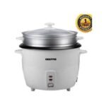 Geepas 3-IN-1 Rice Cooker & Steamer with Keep Warm 2.8Litres -White
