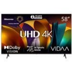 Hisense TV 58 Inch 4K Ultra HD VIDA Smart TV