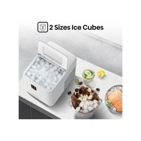 Hisense Ice Automatic Ice Making Machine Portable And Compact - Fast Ice Making Self-Cleaning