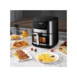 Hoffmans 8L / 8 Litres Digital Electric Airfryer / Air Fryer - Black
