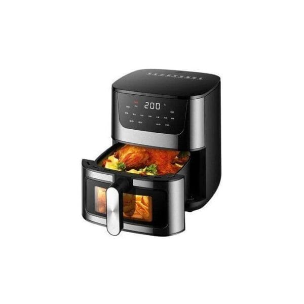 Hoffmans 8L / 8 Litres Digital Electric Airfryer / Air Fryer - Black