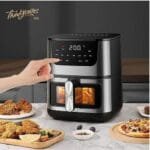 Hoffmans 8L / 8 Litres Digital Electric Airfryer / Air Fryer - Black