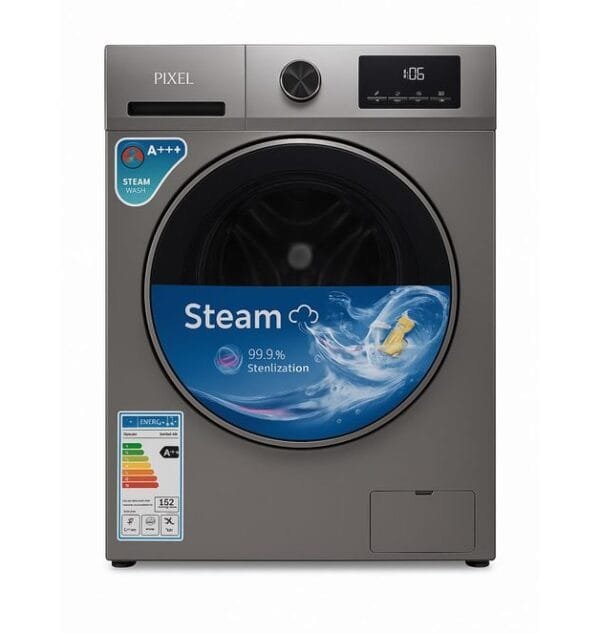 Pixel 8Kg Automatic Washing Machine Front Loader.