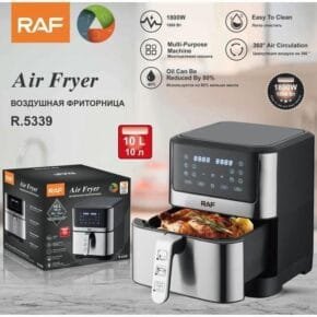 RAF 10L Easy-to-Use Digital Air Fryer - Black