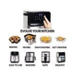 RAF 10L Easy-to-Use Digital Air Fryer - Black