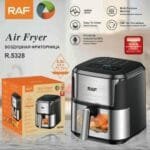 RAF 6.8 L / 6.8 liters Multifunctional Visual Air Fryer - Silver & Black