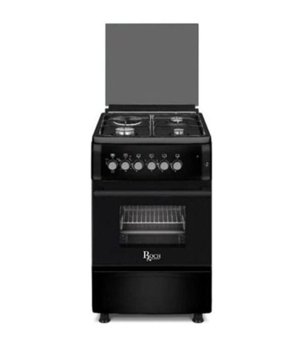 Roch Cooker 50X55cm Premium With 3 Gas Burners And 1 Electric Plate