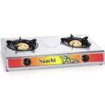 Saachi Gas Stove Double Burner With Automatic Ignition