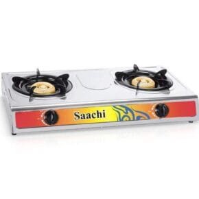 Saachi Gas Stove Double Burner With Automatic Ignition