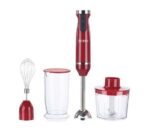 SPJ 4 IN 1 Hand Blender Food Processor 600w, ,2 Speed Levels, Pulse/Ice Crush Function