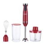 SPJ 4 IN 1 Hand Blender Food Processor 600w, ,2 Speed Levels, Pulse/Ice Crush Function