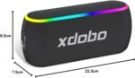 Xdobo X8 III Portable Bluetooth Wireless Speaker, Waterproof IPX7 With RGB Lights - Image 3
