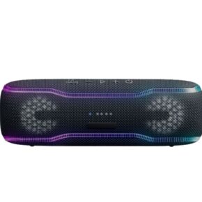 BMTL BOSS Play Bluetooth Speaker, Bluetooth 5.3 With LED Lights, 24Hour Playtime, TWS Pairing, Waterproof Fabric, Deep Bass, Type-C Fast Charging-[30w]