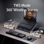 Xdobo BMTL World Bluetooth Speaker, Portable Wireless Speaker with[ 20W] - IPX6 Waterproof, 13H Playtime, Type-C, Heavy Bass for Outdoor and Home (Graffiti).