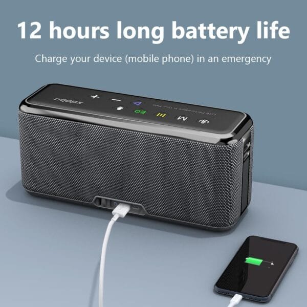Xdobo X8 Max Portable Bluetooth Speaker Wireless, with Stereo Sound Outdoor Speakers ,Waterproof Desktop Computer Speakers, Bass up 360° Surround Sound.