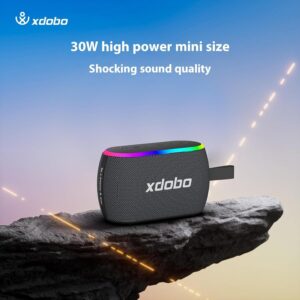X8 Mini Portable Bluetooth Speaker - Waterproof IPX6 Computer Speakers, Wireless with RGB Lights for Home/Outdoor/Party/Beach/Birthday Gift.