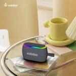 X8 Mini Portable Bluetooth Speaker - Waterproof IPX6 Computer Speakers, Wireless with RGB Lights for Home/Outdoor/Party/Beach/Birthday Gift.