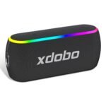 X8 Mini Portable Bluetooth Speaker - Waterproof IPX6 Computer Speakers, Wireless with RGB Lights for Home/Outdoor/Party/Beach/Birthday Gift.