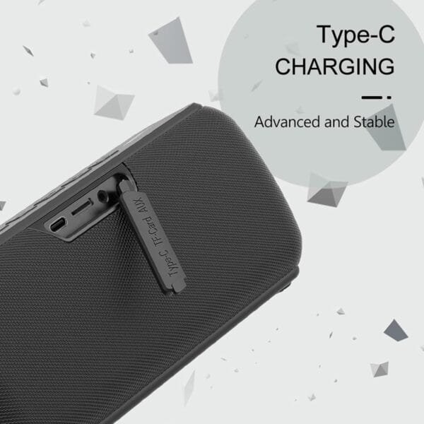 XDOBO X7 Portable Wireless Speaker with BT 5.0 Technology IPX5 Waterproof Speakers, Multifunctional Design AUX TF Card Inputs Voice Assistant ,Long Playtime Compact and Portable Audio Player.