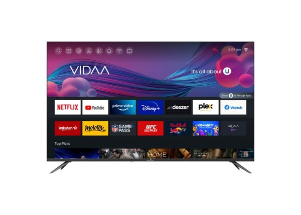 Smart Plus 55 Inches V Series Frameless 4K VIDAA Smart TV - [Free To Air].