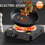 E-bester Single Hotplate burner, Adjustable Temperature Control, ON/OFF Indicator Light, Auto Thermostat - Image 2
