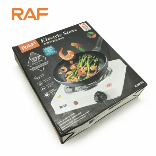 RAF Electric Stove & Hot Plate Cooker R.8010B-1000W.