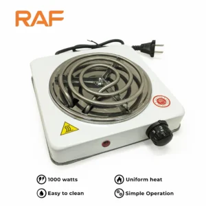 RAF Electric Stove & Hot Plate Cooker R.8010B-1000W.