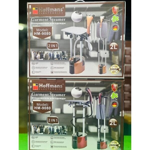 Hoffmans 2L - 2 in 1 Continuous Steam Garment steamer - 2000W.