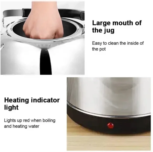 Hoffmans 6L- Electric Fast Boiling Kettle - Auto Shut Off [2000W].