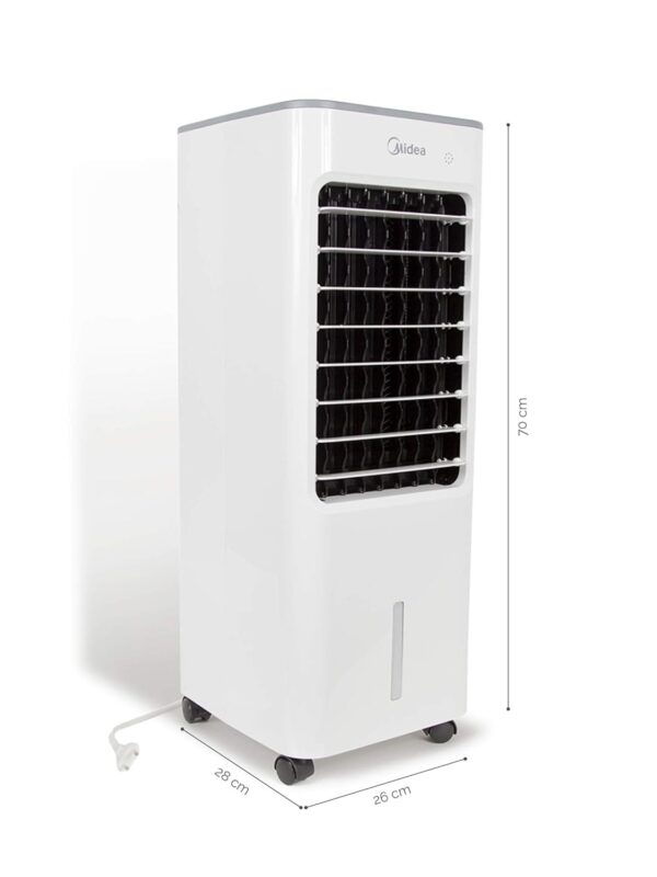 Midea Air Cooler For Home With 3 Speed Levels, 4.8L Water Tank Capacity For Outdoor & Indoor Use, Quiet Performance and Powerful Air Flow - AC100-18B