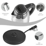 Pixel 2 Liters First Boiling Electric Kettle - Stainless Steel.