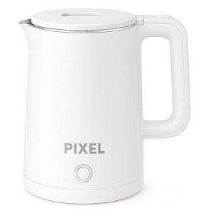 Pixel 2.5 Liters Stainless Steel Electric Kettle -Anti Scalding, Auto shut Off.