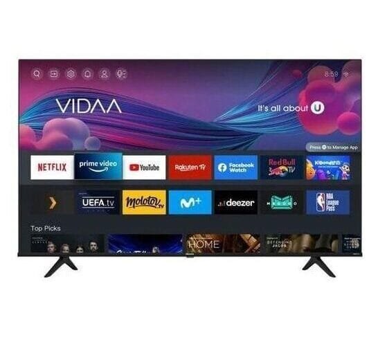 Smart Plus 50" V Series 4K VIDAA Smart TV-Frameless Free To Air Tv . Smart Plus 50" V Series 4K VIDAA Smart TV-Frameless Free To Air Tv .