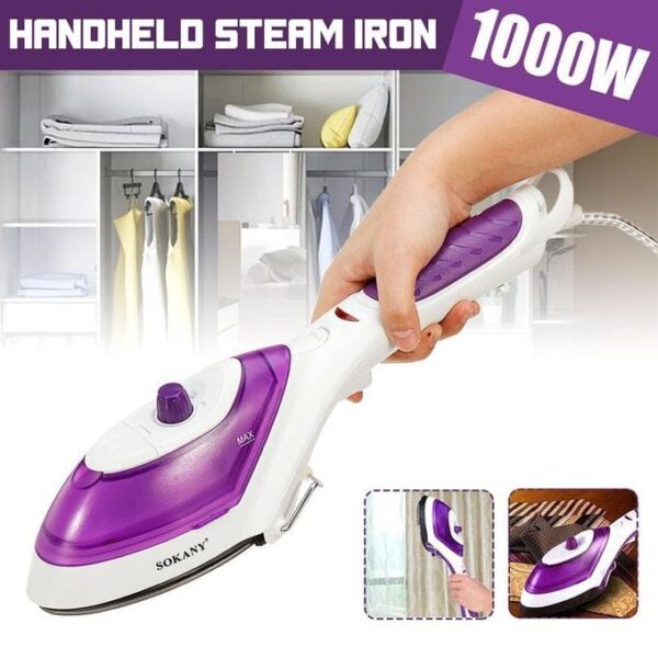 Sokany Handheld Garment Steamer With Fabric Brush.