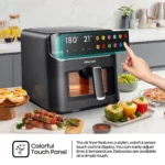 Hisense Air Fryer 6.7L, Power 1350 W, With LED Display And Touch Control, Temperature Infinitely Adjustable without BPA and PFOA