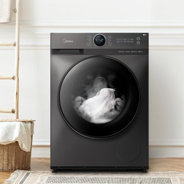 Midea 10KG Front Load Smart Washing Machine, Automatic, Wi-Fi Connectivity | MF200W100WBTGCC - Image 3